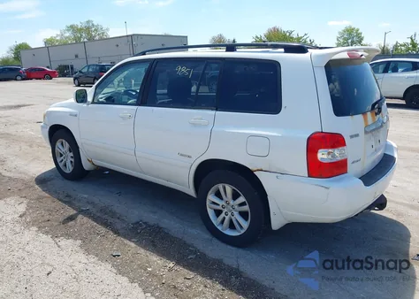 2007 Toyota Highlander Hybrid Limited V6 from USA, damaged, VIN JTEEW21A570035954
